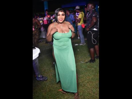 Sexy Toya is all smiles at Surge Father’s Day Brunch at Don P Complex, Portmore, St Catherine.