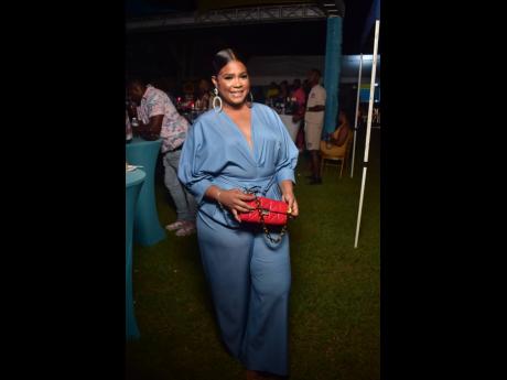 Credit: Anthony Minott Popular promoter Kelly Upsetter showing her support.