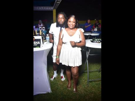 Credit: Anthony Minott Shan Skyers and Ras Greg greet our lens.