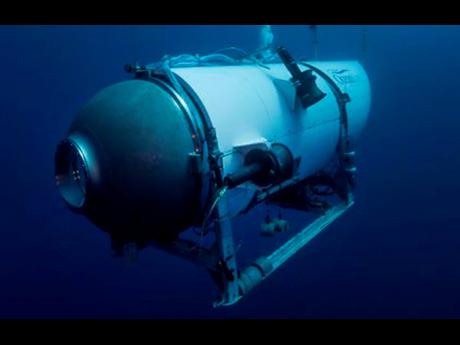 Credit: Uncredited This undated image provided by OceanGate Expeditions shows the company’s ‘Titan’ submersible.