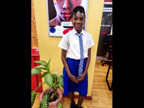 Alexia Boothe is one of more than 200 students across the island to benefit from Courts Optical’s Brighter Views initiative. 