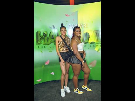 Shereen Stephens (left) and her bestie, Princess Alexander, came ready to party.