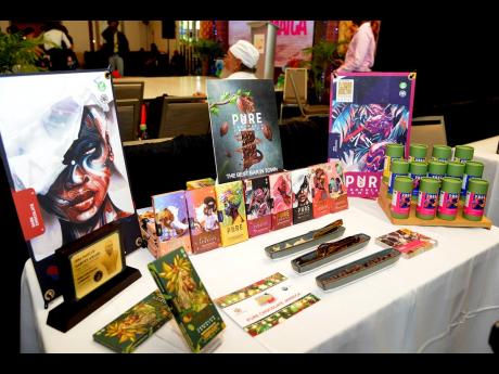 The Pure Chocolate Jamaica exhibit turned heads at ‘Christmas in July’ on Wednesday.