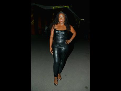 It’s never too hot for leather according to Jheanelle Simpson. 