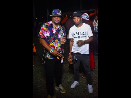 Wong (left) and Colour Splash boss turned up to support Tea Cup Boss.