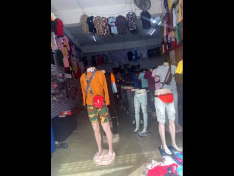 Credit: Tiffany Pryce A clothing store in the downtown commercial district.