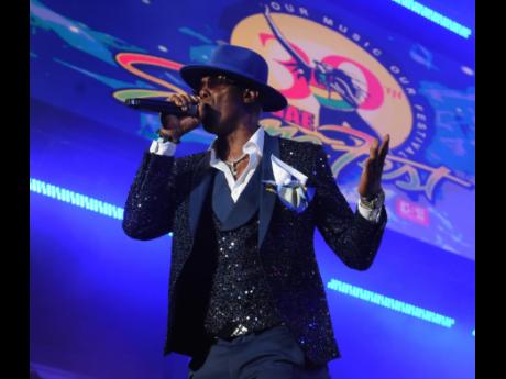 Dancehall crooner Nitty Kutchie in his element.