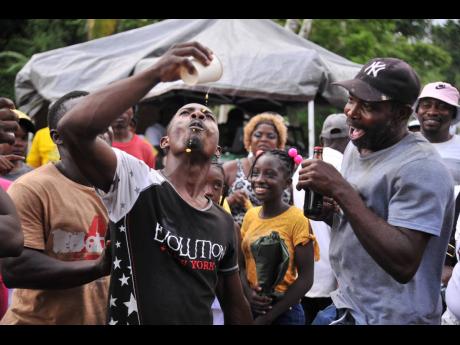 The heat was no match for Shane Morgan, who won the hot  soup competition.