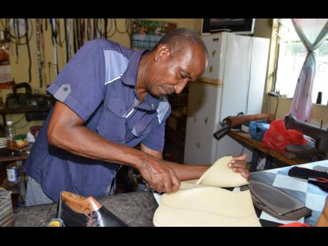 Davis, 62, is from a family of shoemakers.