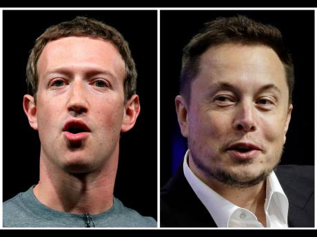 FILE - This combo of file images shows Facebook CEO Mark Zuckerberg (left) and Tesla and SpaceX CEO Elon Musk.
(AP Photo/Manu Fernandez, Stephan Savoia, File)