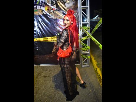 Credit: Anthony Minott Claudia Karat, from Sweden, makes a stylish statement.