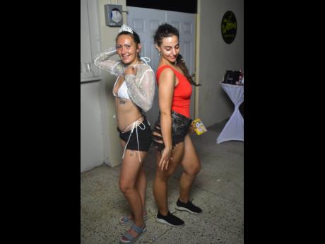 Credit: Anthony Minott These party-loving ladies made a splash.