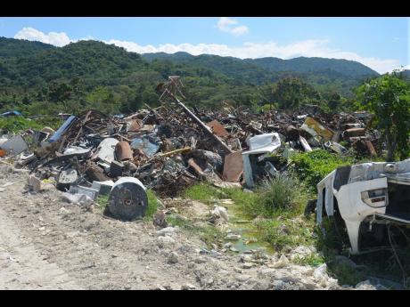 A section of the Retirement Dump in St James.