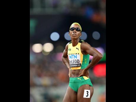 Jamaica’s Candice McLeod reflects on her seventh-place finish in the women’s 400 metres. 