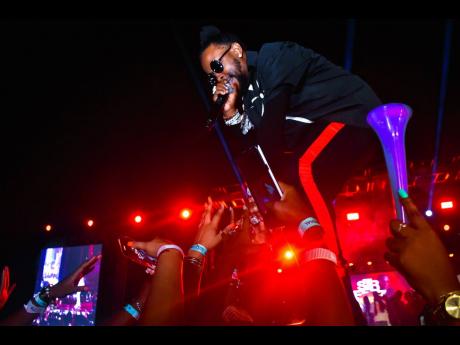 Popcaan was large and in charge at Streetz.