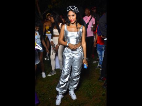  Shakespeare glitters in the limelight at INSTAHYPE at Pine Ridge, Stony Hill on Sunday.