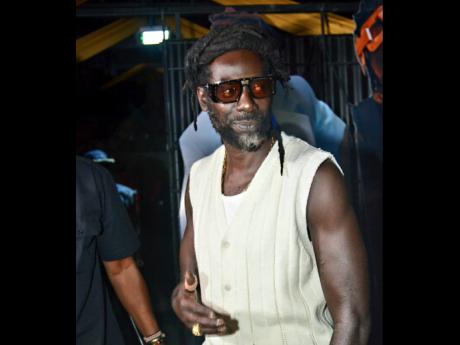 Buju Banton at the launch of his album, ‘Born for Greatness’ held at Di Lot on Constant Spring Road, St Andrew.