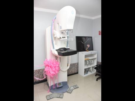 Credit: A mammogram machine used for screening for breast cancer.