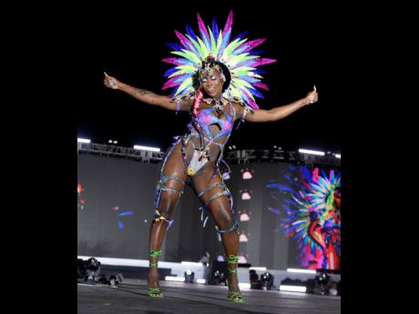 Lila Nikole Collection rocked the Xodus runway with the vibrant and exciting          design, Electronica.