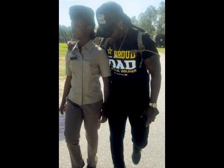 KipRich and daughter Kaylia share a moment.