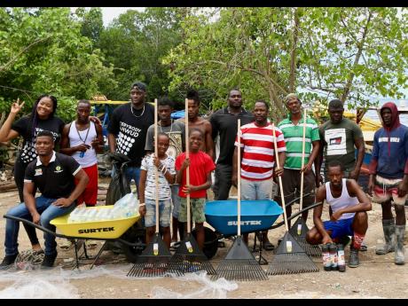 These fishermen participated in a massive clean-up of the St Mary’s Beach earlier this year.