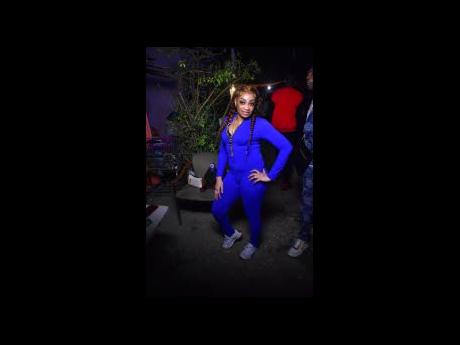 Dancehall artiste Tracy Moet looks bright and sassy.