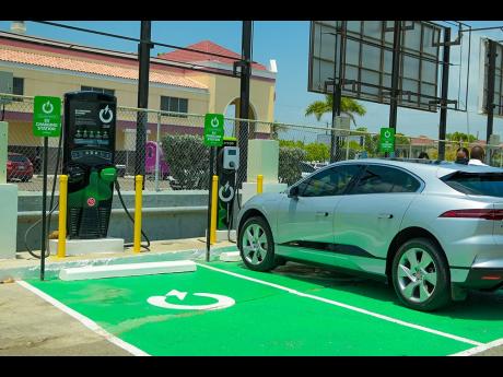 An Ever Go charging station in Portmore.