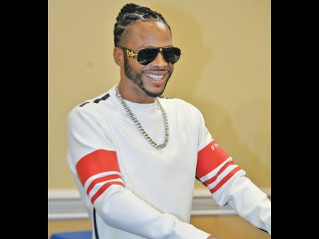 Credit: Kenyon Hemans Dexta Daps at the launch of the Jamaica leg of his Trilogy tour.