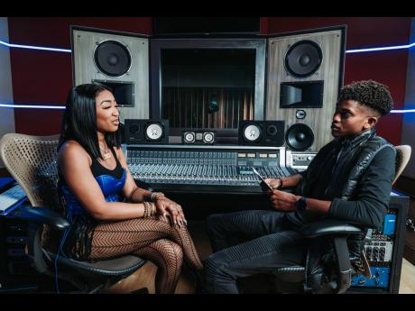 Host of the Pepsi-Cola Jamaica ‘Spotlight Videocast’ series, Chad Luchey (right) delves into Stalk Ashley’s universe.