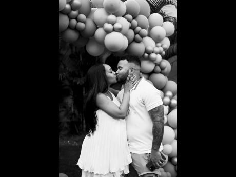 Credit: Contributed Kyle Butler and wife Brytney are expecting their son in January.