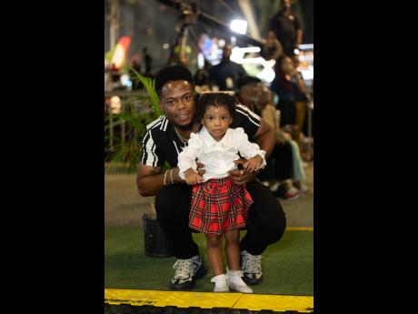 Nicoye Wiltshire and two-year-old Nicana Wiltshire pause for a pic.