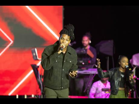 Reggae crooner D’Yani serenades the audience.