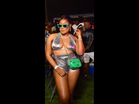 Kenesha flashes a smile.