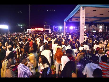 A section of the crowd at Sandz Festival 2024.