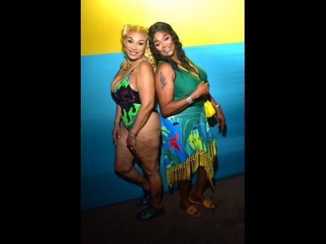 Promoters Lady Rose (left) and Pinky Spoon.