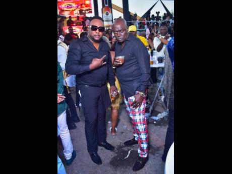 Promoters Bry Bry (left) and Fada Joe.