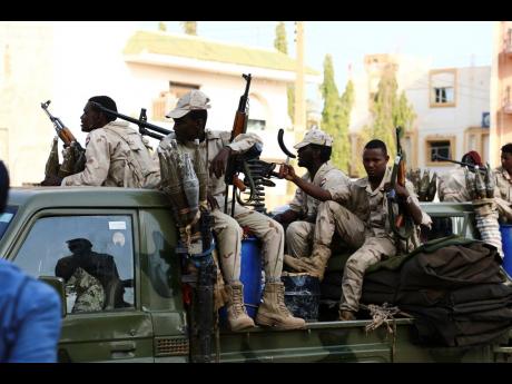 Military forces in Khartoum, the capital of Sudan.