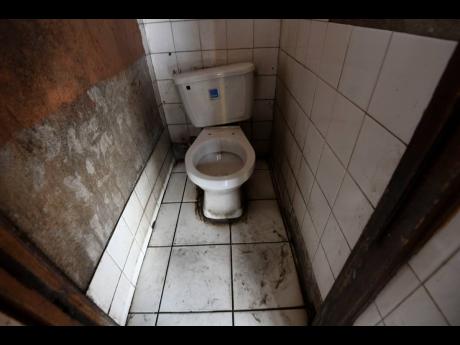 This toilet in the Cross Road Market is crying out for some attention.