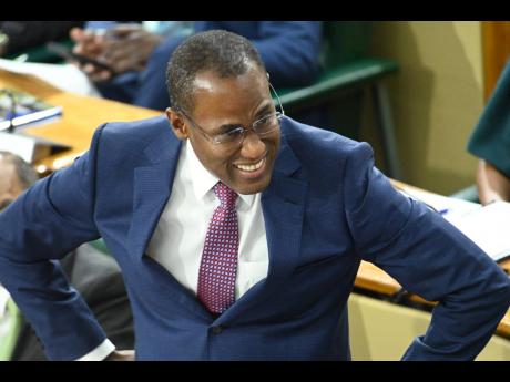 Credit: Rudolph Brown Finance Minister Dr Nigel Clarke during the Budget Debate at Gordon House on Tuesday.