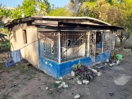 Home destroyed in Central village arson attack.