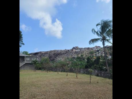Section of the Church Corner landfill in Morant Bay, St Thomas.