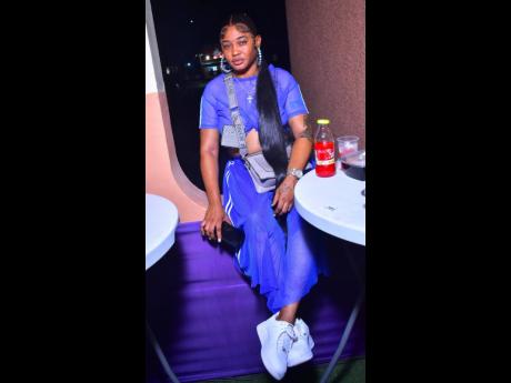 Stacey Royal chills at Brunch on the Terrace.Stacey Royal chills at Brunch on the Terrace.