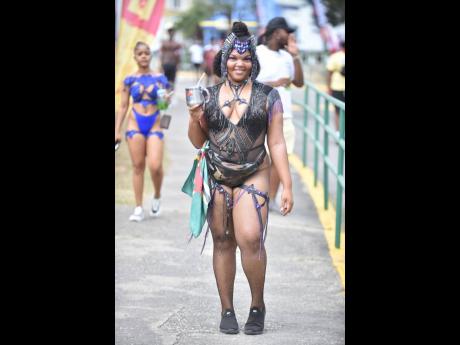 Michelle Morancie was among revellers at UWI Carnival, held recently on the Mona campus, St Andrew.