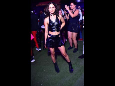 Credit: Anthony Minott Juliette Gampert, from Switzerland, strikes a pose for the STAR camera.