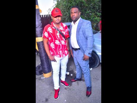 Disc jock Bunny Mental (right) and his mixer, G Hype.