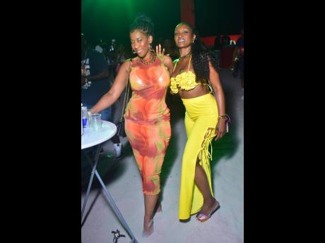 Terry (left) from Texas and Marsha from the UK share camera time.