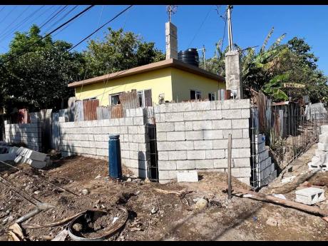Work is progressing to remove zinc fences in the St Catherine community of Myrtle Way, Portmore, under the Government’s community renewal programme.