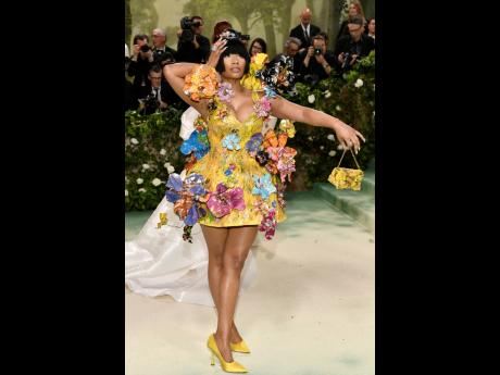 Nicki Minaj attends The Metropolitan Museum of Art’s Costume Institute benefit gala on Monday in New York.
