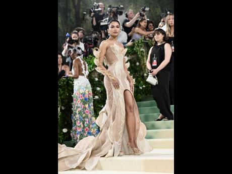 Mona Patel turned heads on the carpet in Iris Van Herpen at the recent Met Gala in New York.