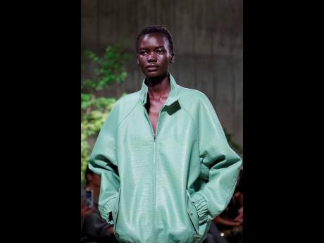 Credit: Alberto Pezzali A model wears an outfit for the Gucci Cruise fashion show in London last week.